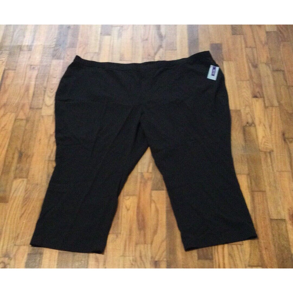 Catherine's Black Petite Elastic Waist Pant Size 34WP NWT - Picture 4 of 16